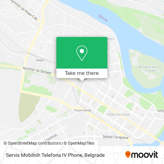 Servis Mobilnih Telefona IV Phone map