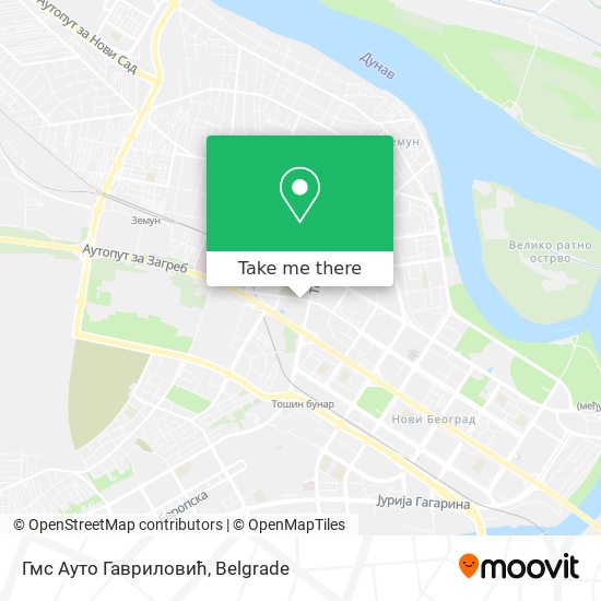 Гмс Ауто Гавриловић map