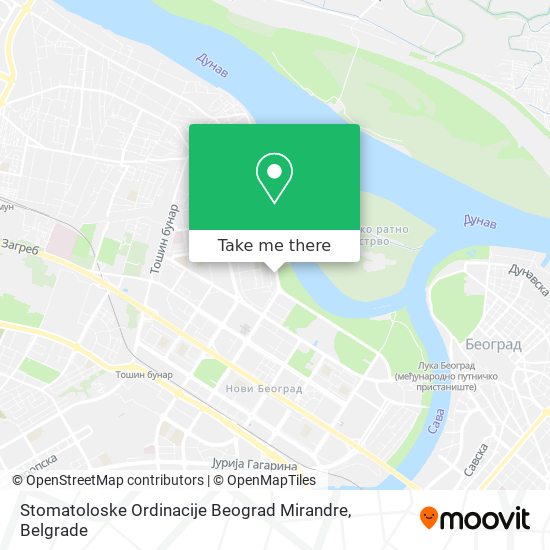 Stomatoloske Ordinacije Beograd Mirandre map