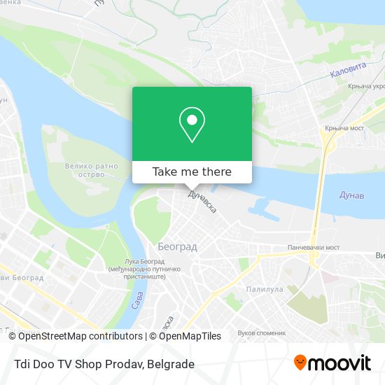 Tdi Doo TV Shop Prodav map