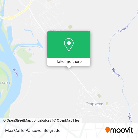 Max Caffe Pancevo map