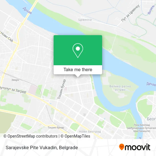 Sarajevske Pite Vukadin map