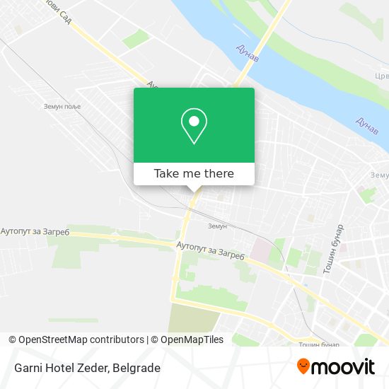 Garni Hotel Zeder map