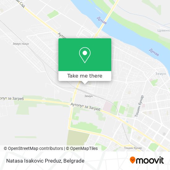 Natasa Isakovic Preduz map