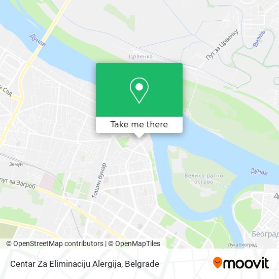Centar Za Eliminaciju Alergija map