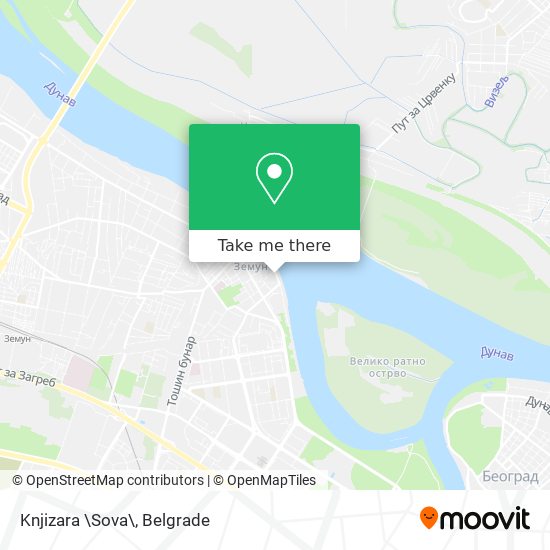 Knjizara \Sova\ map