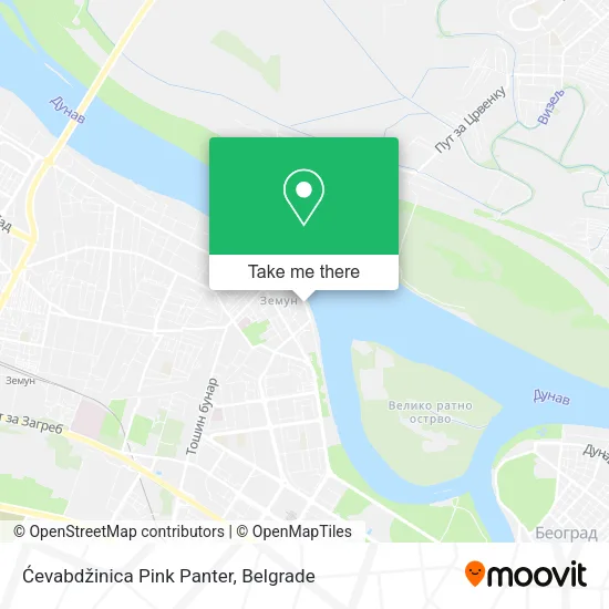 Ćevabdžinica Pink Panter map