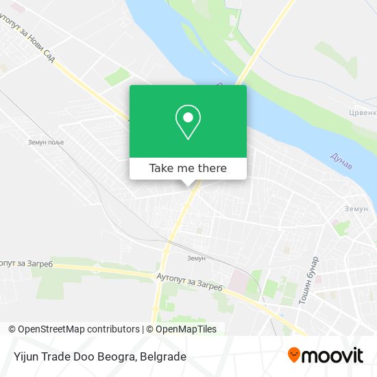 Yijun Trade Doo Beogra map