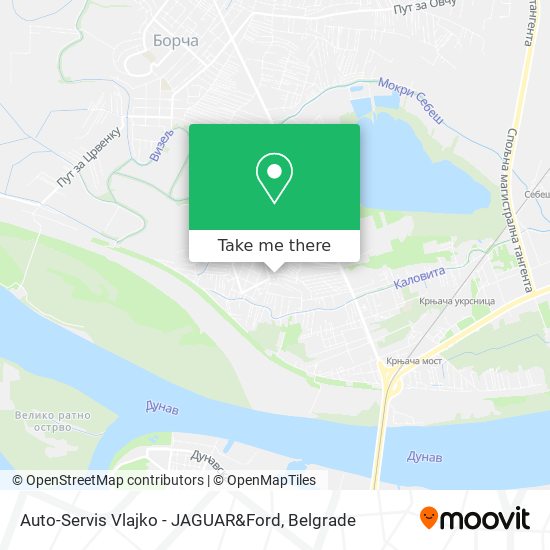 Auto-Servis Vlajko - JAGUAR&Ford map