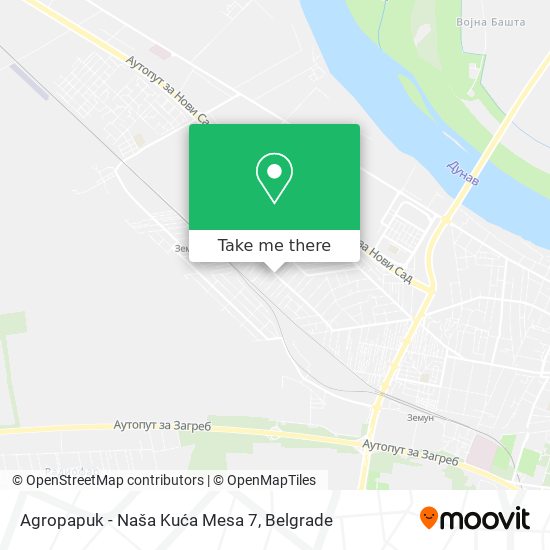 Agropapuk - Naša Kuća Mesa 7 map