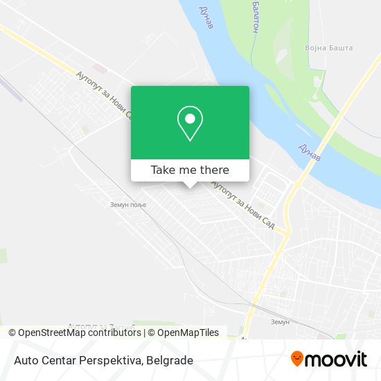 Auto Centar Perspektiva map