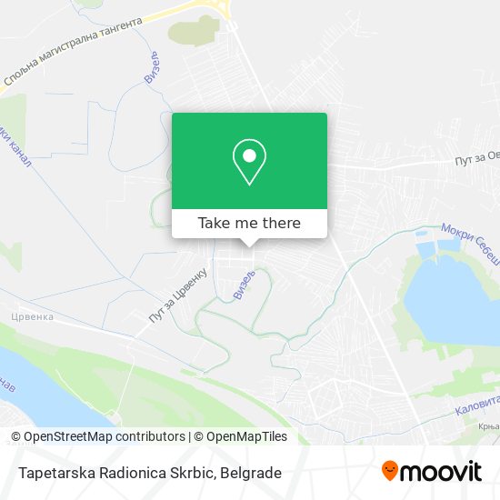 Tapetarska Radionica Skrbic map