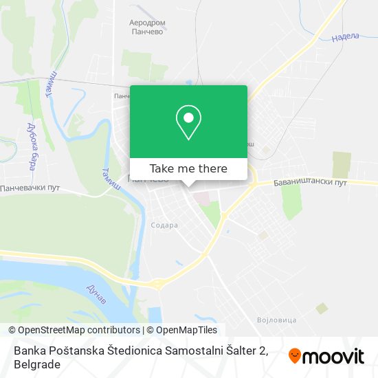 Banka Poštanska Štedionica Samostalni Šalter 2 map