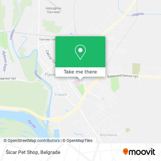 Šicar Pet Shop map