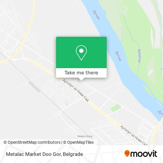Metalac Market Doo Gor map