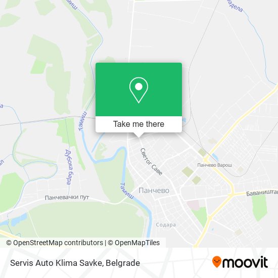 Servis Auto Klima Savke map