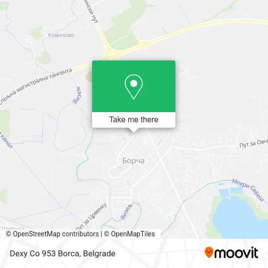 Dexy Co 953 Borca map