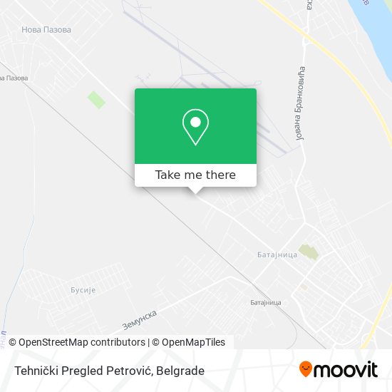 Tehnički Pregled Petrović map