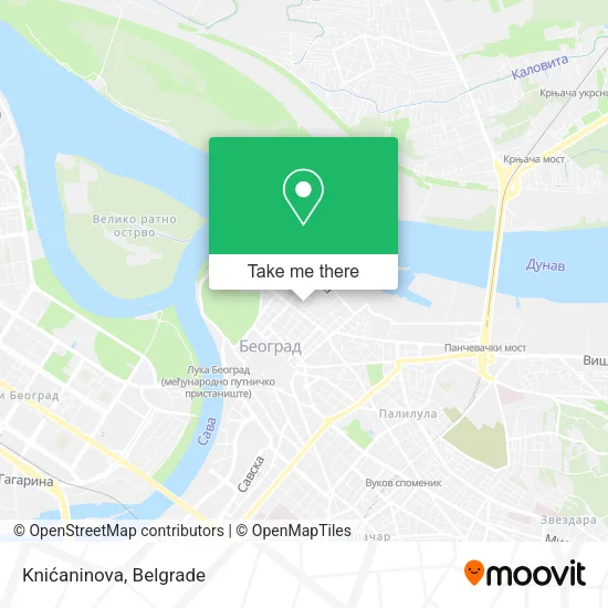 Knićaninova map