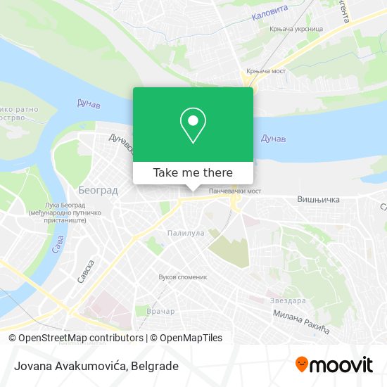 Jovana Avakumovića map