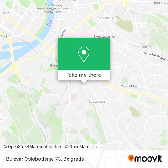 Bulevar Oslobođenja 73 map