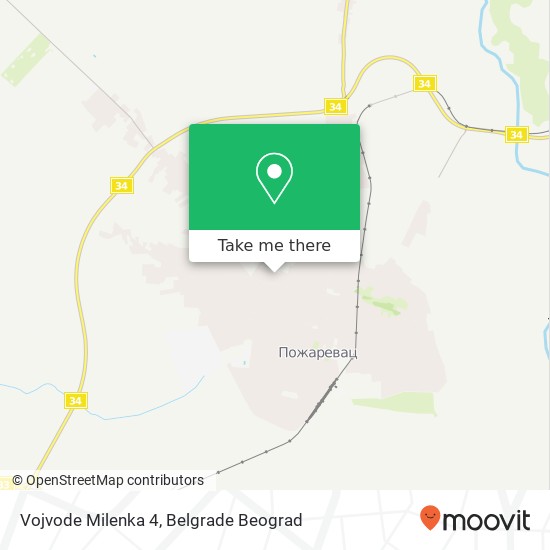 Vojvode Milenka 4 map