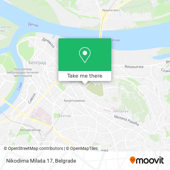 Nikodima Milaša 17 map