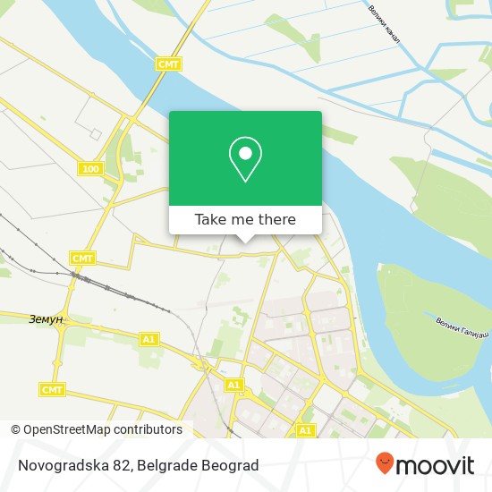 Novogradska 82 map