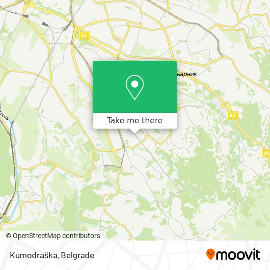 Kumodraška map