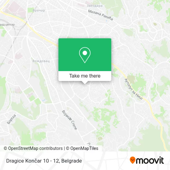 Dragice Končar 10 - 12 map