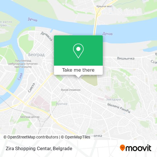 Zira Shopping Centar map