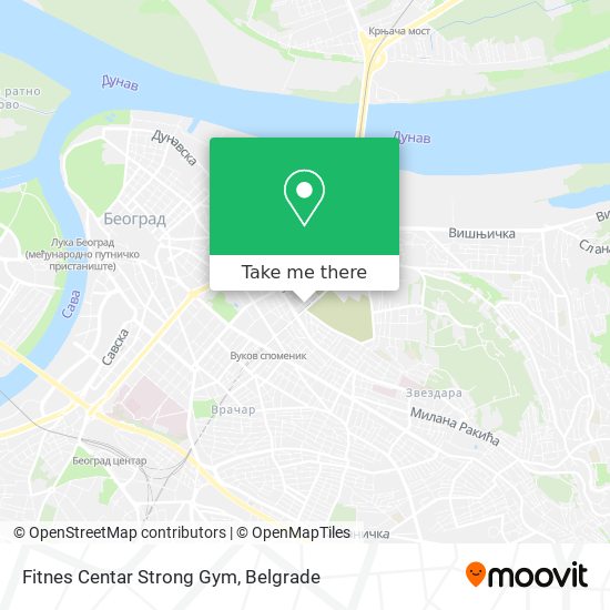 Fitnes Centar Strong Gym map