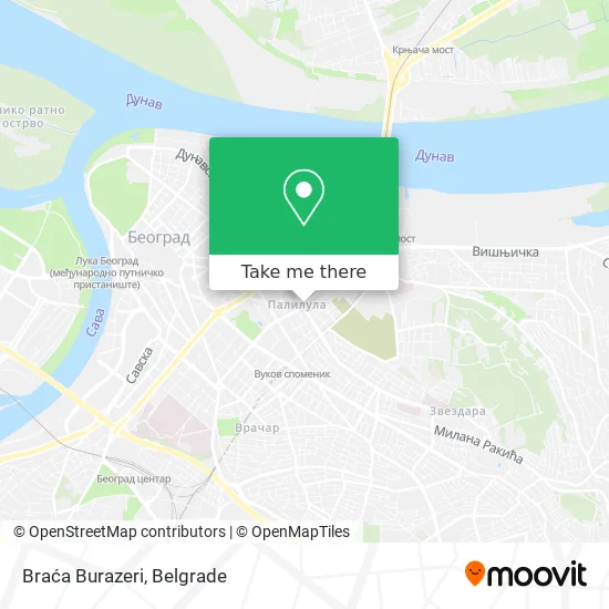 Braća Burazeri map