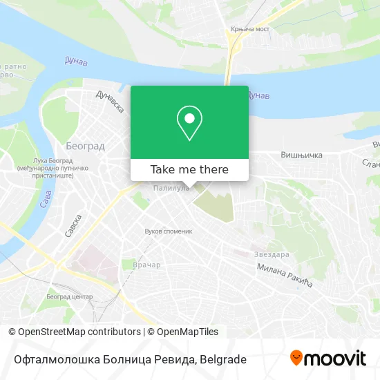 Офталмолошка Болница Ревида map