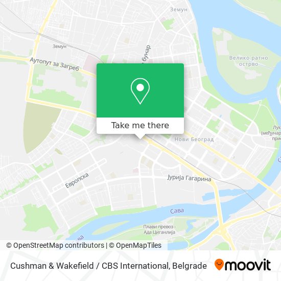 Cushman & Wakefield / CBS International map