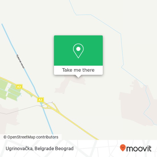 Ugrinovačka map