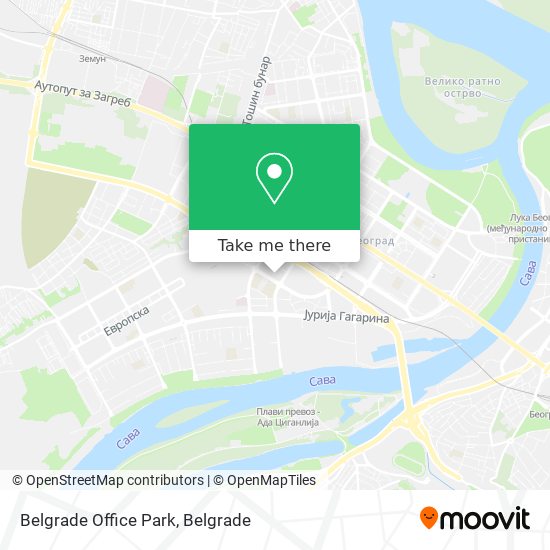 Belgrade Office Park map