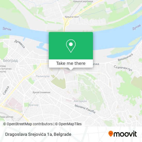 Dragoslava Srejovića 1a map