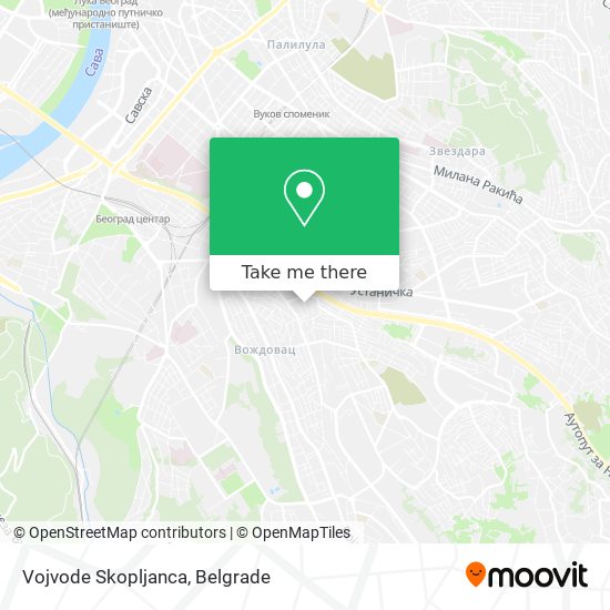 Vojvode Skopljanca map