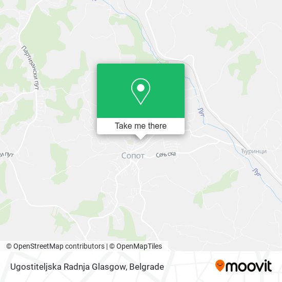 Ugostiteljska Radnja Glasgow map