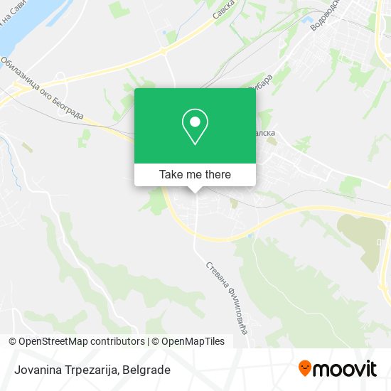 Jovanina Trpezarija map