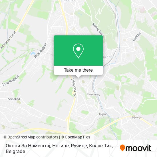 Окови За Намештај, Ногице, Ручице, Кваке Тик map