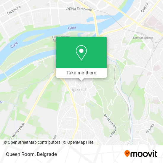 Queen Room map