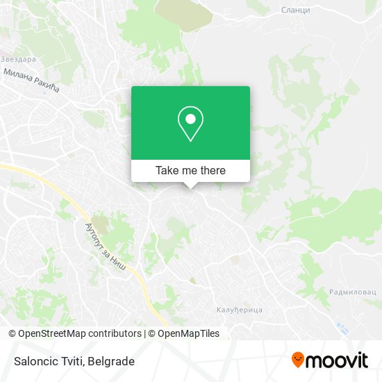 Saloncic Tviti map