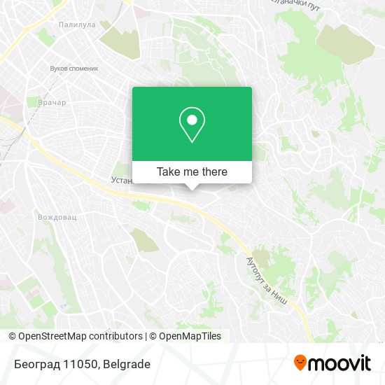 Београд 11050 map