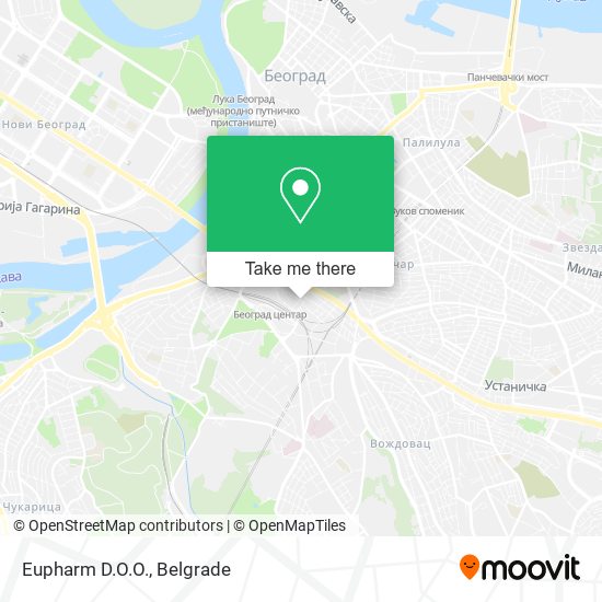 Eupharm D.O.O. map