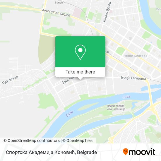 Спортска Академија Кочовић map