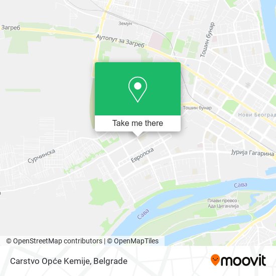 Carstvo Opće Kemije map