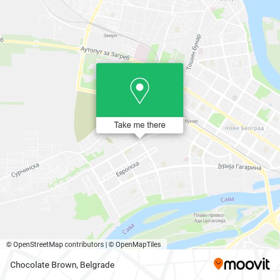 Chocolate Brown map