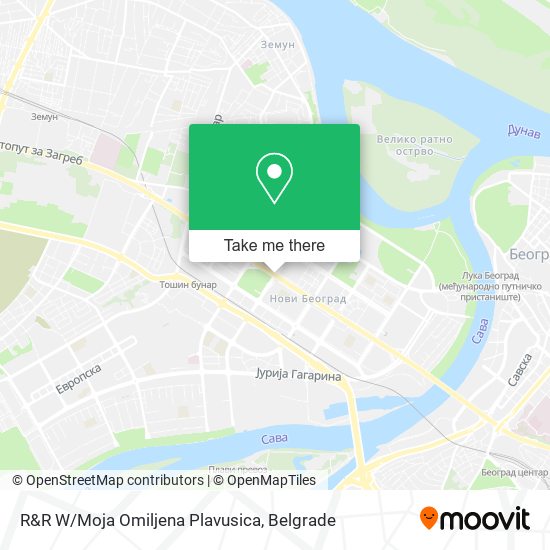 R&R W/Moja Omiljena Plavusica map